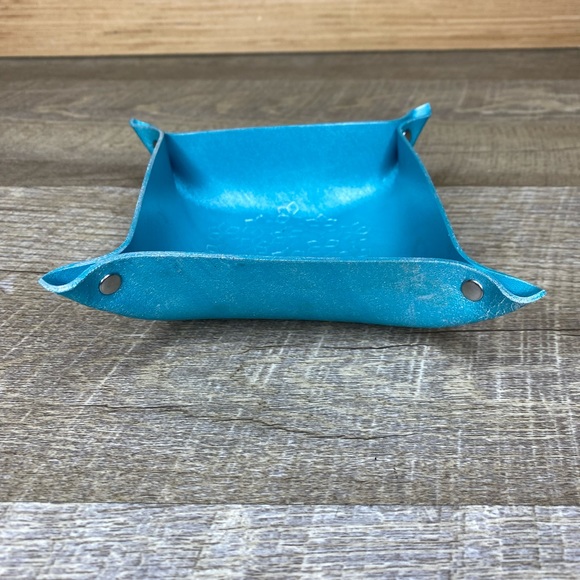 Hand Crafted Storage & Organization New 4 Inch Leather Vanity Tray